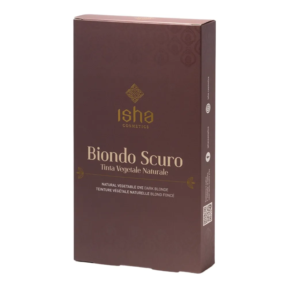 Isha Cosmetics Tinte Vegetal Natural Biondo Scuro 100g